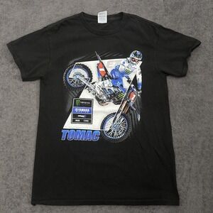 motocross sport t-shirt size small motorcycle monster TOMAC #1 racing tee